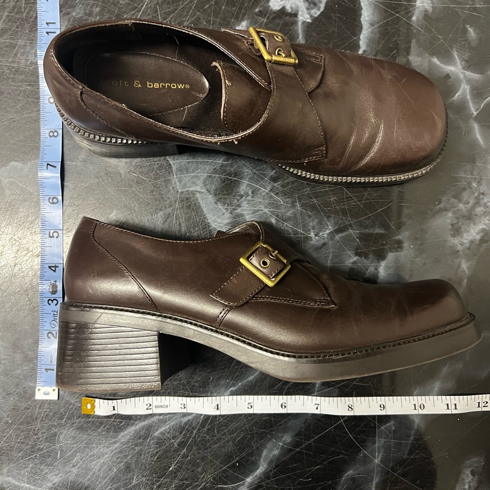 Croft and Barrow heeled loafers with buckle